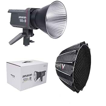 Amazon | Aputure Amaran 100x S、Aputure Light Dome II ソフト