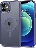 Vista 336 de Anuck - Funda magnética para iPhone 11 compatible con MagSafe, carcasa trasera mate translúcida dura, borde de TPU, delgada, resistente a impactos