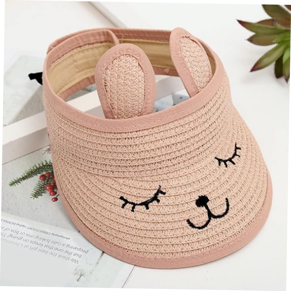 Beaupretty Sombrero De Copa Vacío Sombreros De Playa para Mujer Sombrero De ala Plegable Sombrero De Sol UV para Pequeños Sombrero De Sol para Pequeños Sombrero De Visera Sombrero para