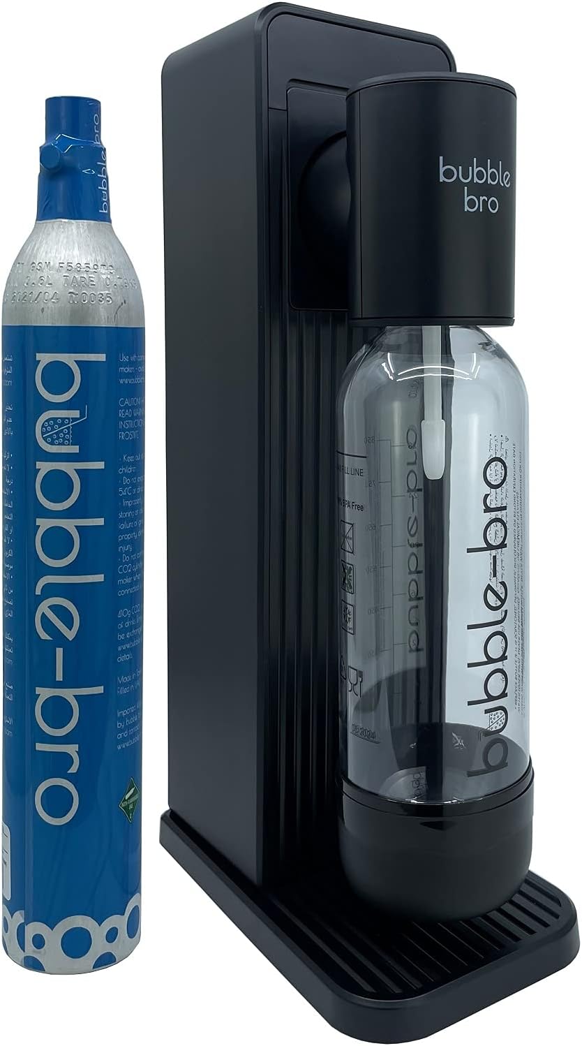 bubblebro Origin Sparkling Water Maker Starter Kit with 60L CO2