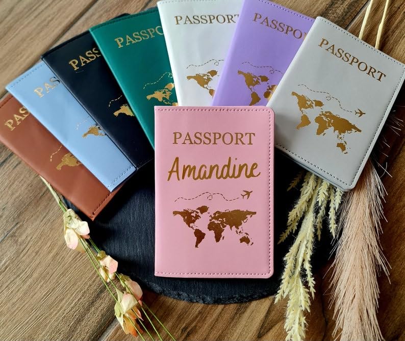 PROTÈGE PASSEPORT COUPLE PERSONNALISÉ – Glory By Tima