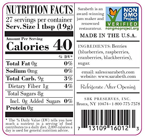 Miniatura 3 de Sarabeth's Conservas legendarias de bayas mixtas (Billy's Blues) (18 onzas, paquete de 3)
