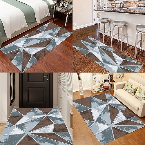 Tapis de couloir long lavable en machine pour protéger les sols des passages