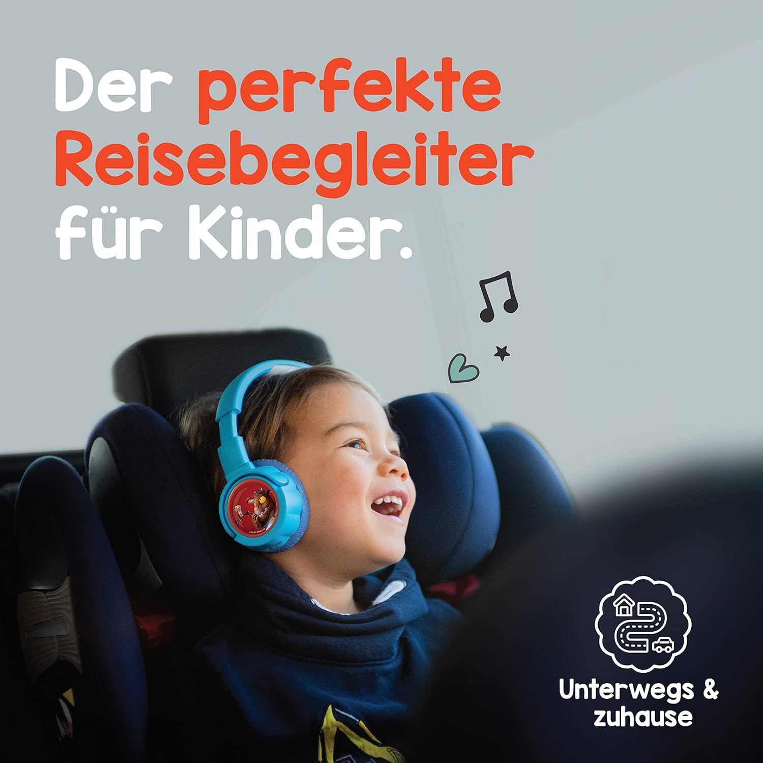 Kekz Set de iniciación: Auriculares para Galletas, Color Azul, Incluye Juego de Audio Cookie Crew & Wunderkekz, Amazon Exclusivo con 2 Chips de Audio La Escuela de Animales mágicos, Auriculares para