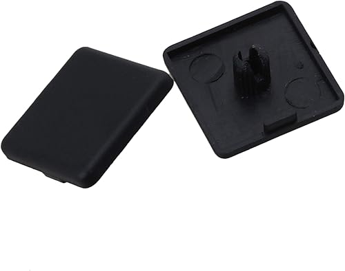 Miniatura 3 de Homeswitch - 20 tapas de extrusión de un solo orificio de 0.787 x 0.787 in, para perfil de aluminio estándar europeo 2020, plástico negro