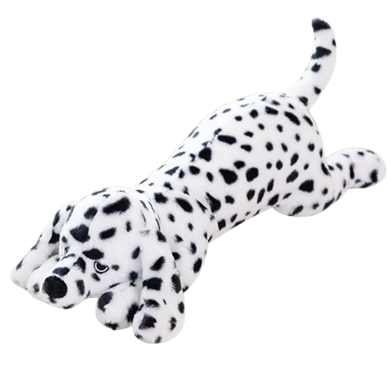 Lang Riesen Plüschhund Kuscheltier XXL Dackel Stofftier Dalmatiner Plüschtier,Liegende Plüschhund,Niedliches Kuscheltier,Lebensecht Plüschtier Spielzeug,Geschenke für Mädchen Jungen (100cm,Dalmatiner)