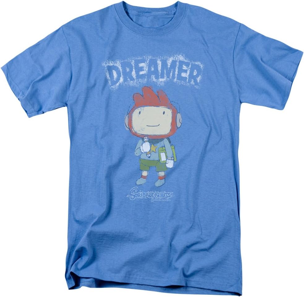 Scribblenauts Puzzle Action Drawing Video Game Dreamer Adult T-Shirt Tee