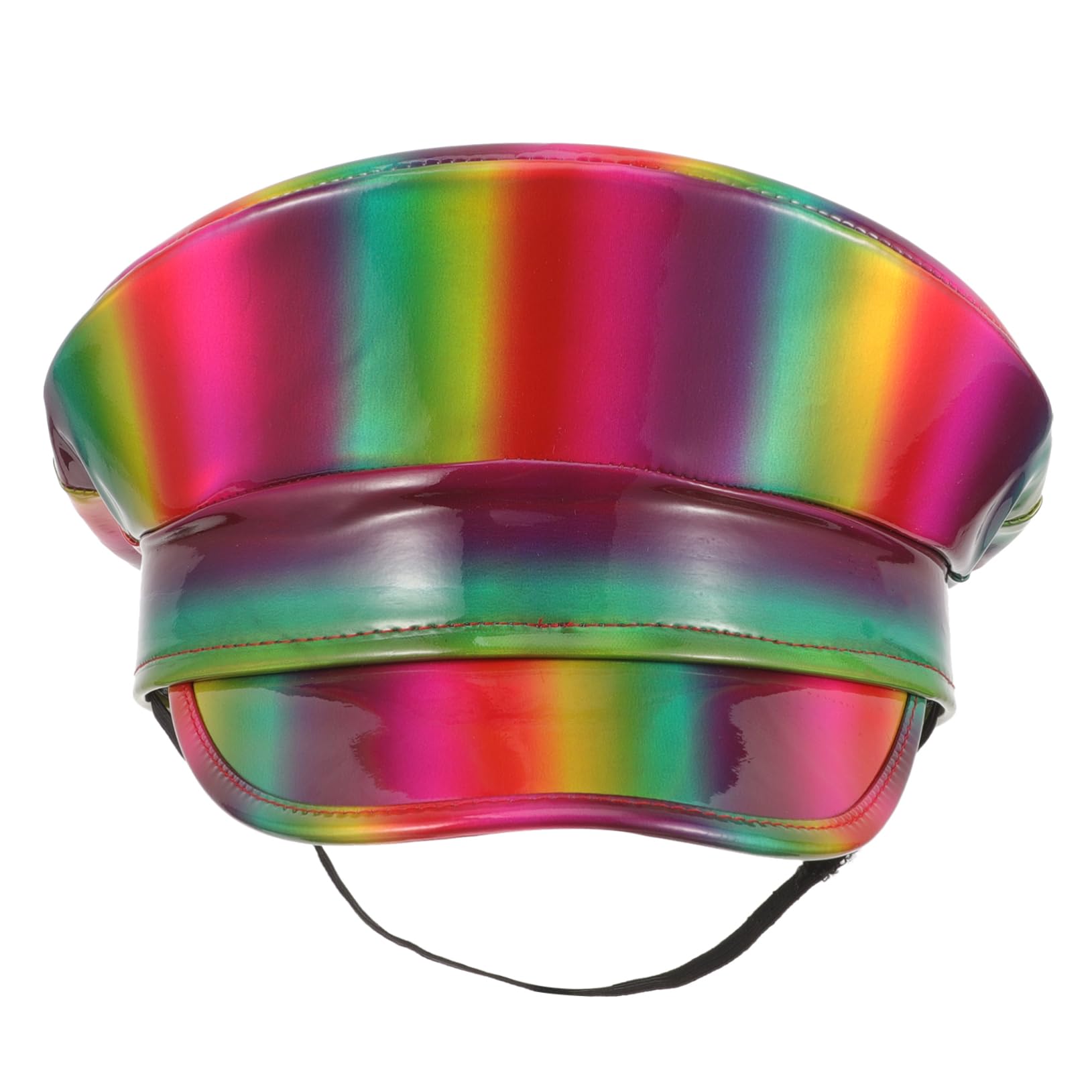 FRCOLOR Sombrero Colorido para Mujer de Cuero para Fiesta y Halloween | Diseño Creativo y Divertido, Ligero y Cómodo de Llevar, Adecuado para Fiestas Temáticas y Celebraciones