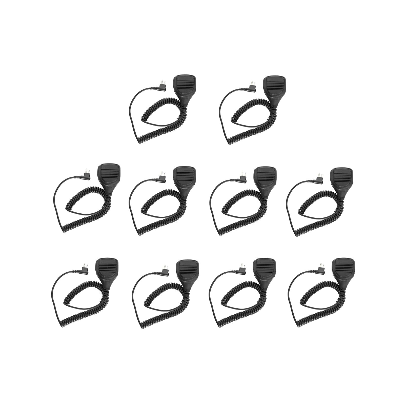 Fascinatacc 10 Pack PMMN4013 PMMN4013A Remote Speaker Microphone Shoulder Speaker Mic Compatible for CP200 CP200D CP200XLS CP185 RDU4100 RMU2040