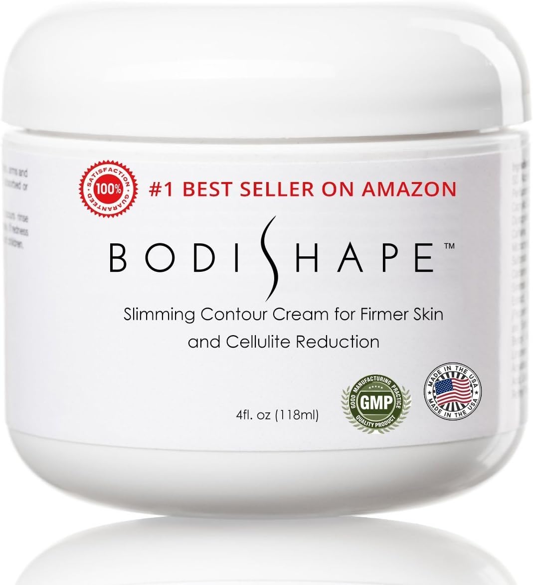 Bodishape - CELLULITE CREAM with CAFFEINE & RETINOL , Fast Acting Organic Body Firming Treatment