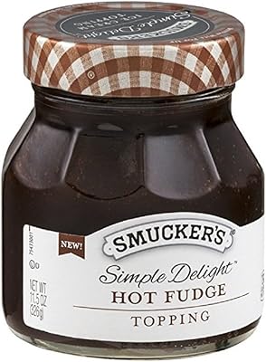 Smucker's Simple Delight Hot Fudge Topping 11.5 oz (Pack of 2)