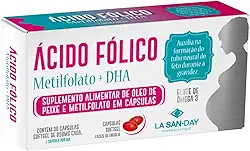 Ácido Fólico Metilfolato + DHA (30 Cápsulas SoftGel)