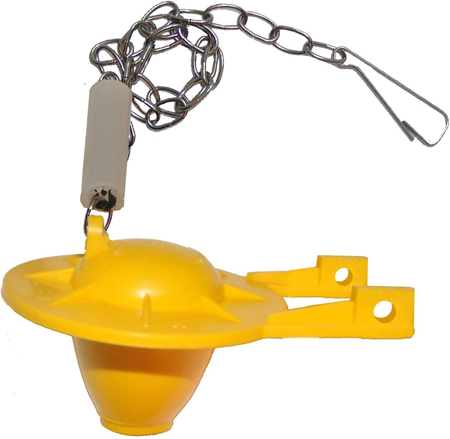 FlushLine Universal Toilet Tank Flapper Yellow Wasp X BCT010 Siliconized 2-inch