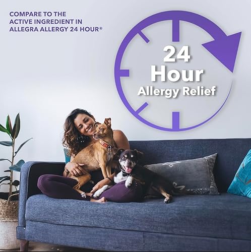 Vista 6 de Remedio contra alergias, fexofenadina clorhidrato, similar a Allegra, 0,006 oz, 1