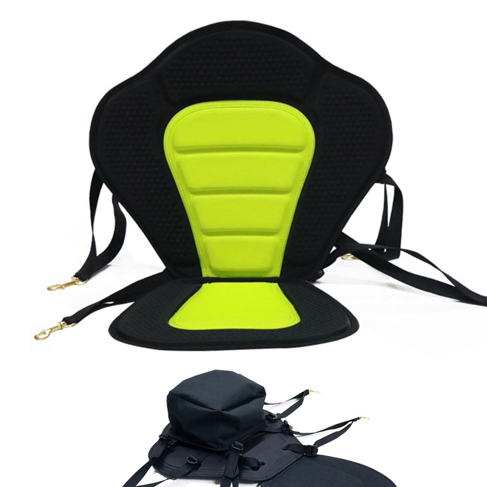 Sitzkajak Kajak Rückenlehne Kajak Sitz|Kajak-Sitz für Board Stand Up Paddle Surfboard Sitz mit Aufbewahrungstasche,Paddling Paddelboards Gepolsterte Sitz,Kanusitz mit hoher Rückenlehne
