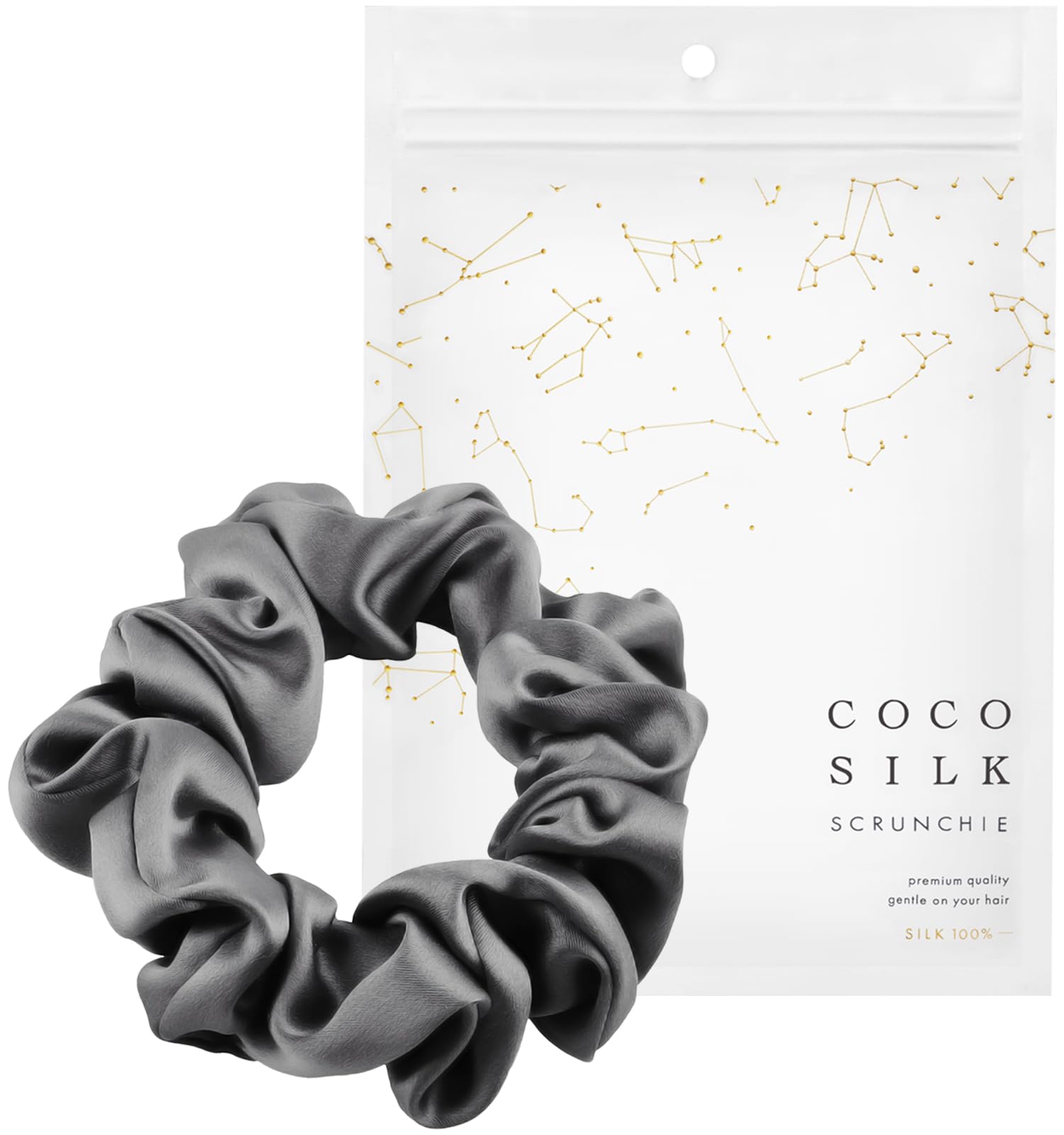 Silk Scrunchy Hair Elastic – Non-Marking