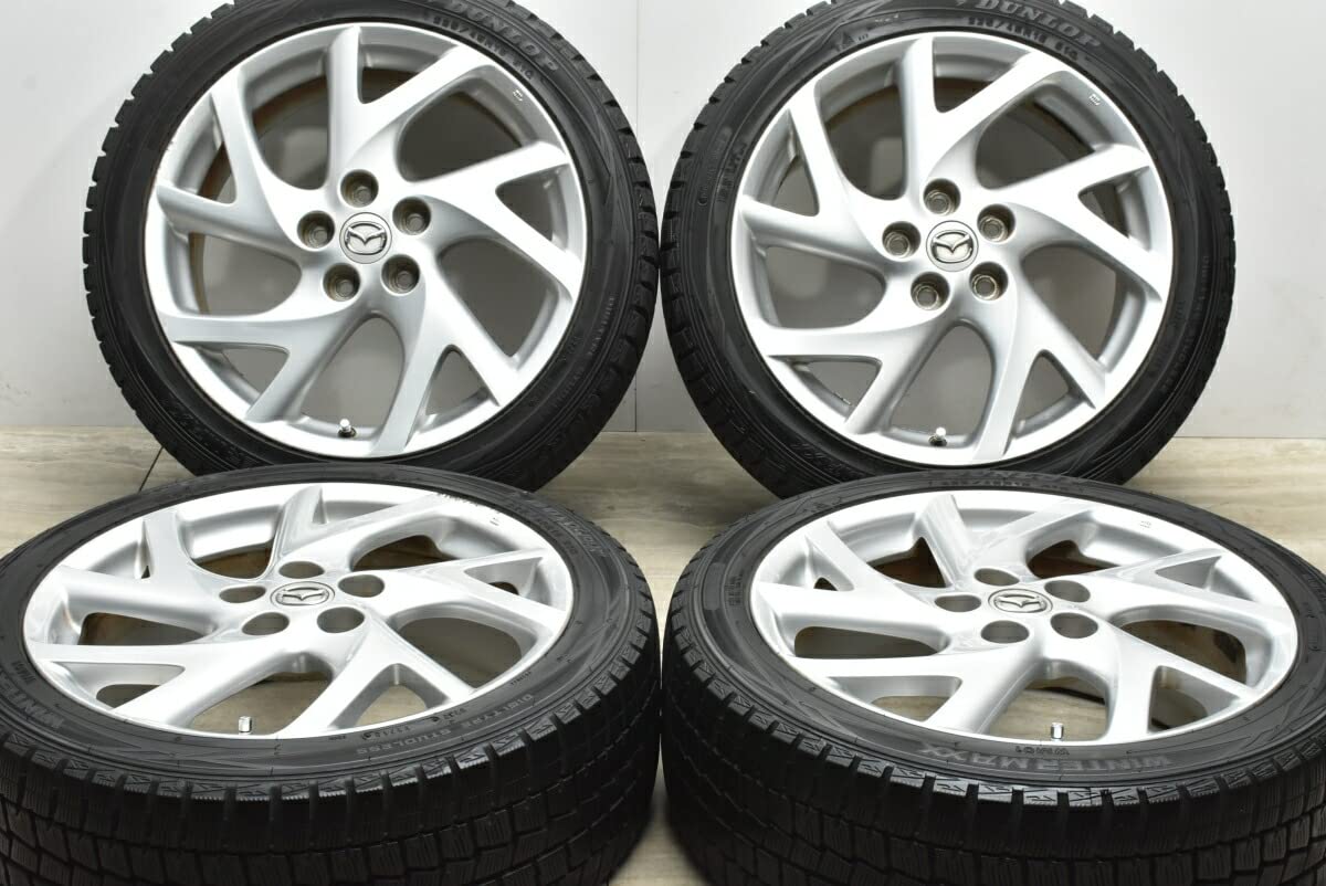 Amazon | 中古 スタッドレスタイヤホイール 4本セット 18インチ 7.5J + 
