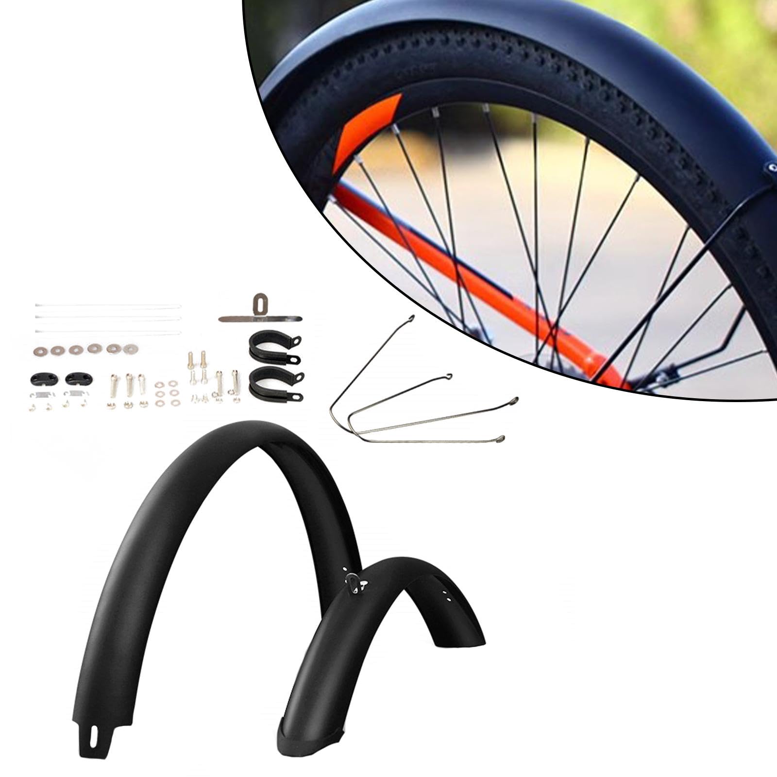 Origin8 Fenders Grime Mtb Front Black - MUD155