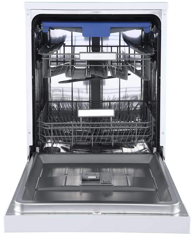 Sauber - Lavavajillas 60 cm Serie 5-DW60146WMI - D - Capacidad para 14 Servicios Tercera Bandeja - Display - Programa ECO - AUTODOOR - Color Blanco - ENTREGA E INSTALACIÓN INCLUIDA EN DOMICILIO