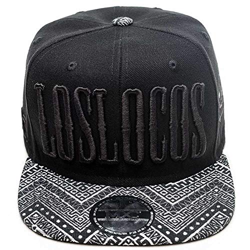 Boné MXC BRASIL Aba Reta Snapback Ajustável Los Locos Tamanho:Único;Cor:Preto