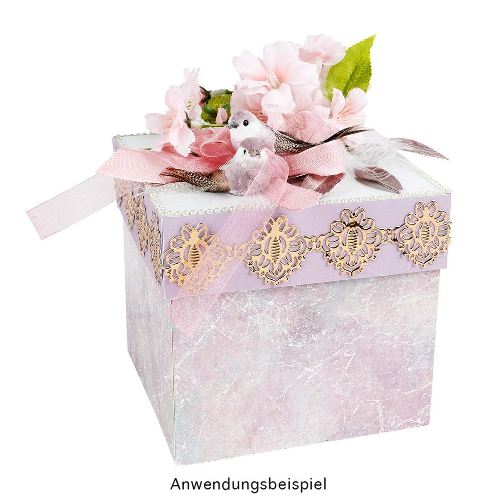 Ideen mit Herz Stencil decorativo in plastica