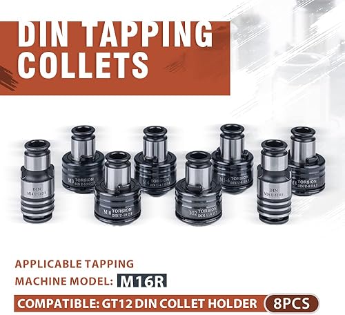 Miniatura 45 de Pinzas ANSI, 0-6'', 8, 5/32'', 10, 3/16'', 12, 7/32'', 1/4'', 5/16'', 3/8'', 7/16'', 1/2'' para M16R/PNEU-M12