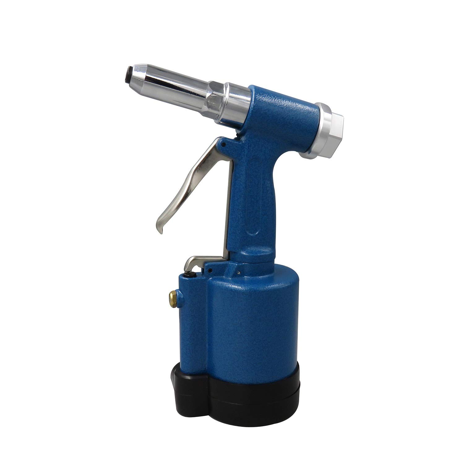 Aubest Blu Hydraulic Crimper, Hydraulic Pneumatic Rivet, Stainless Steel Blind Rivet, Industrial Grade Three-Jaw Riveting Tool(Blu)