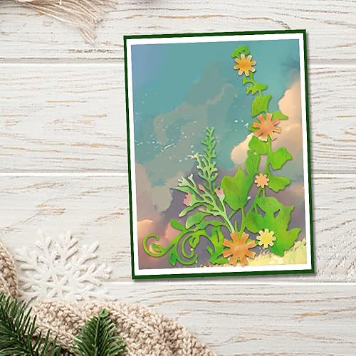 Miniatura 9 de 2 troqueles de hojas de marco para hacer tarjetas, papel de mariposa y flores, para álbumes de recortes en papel de liquidación, manualidades,