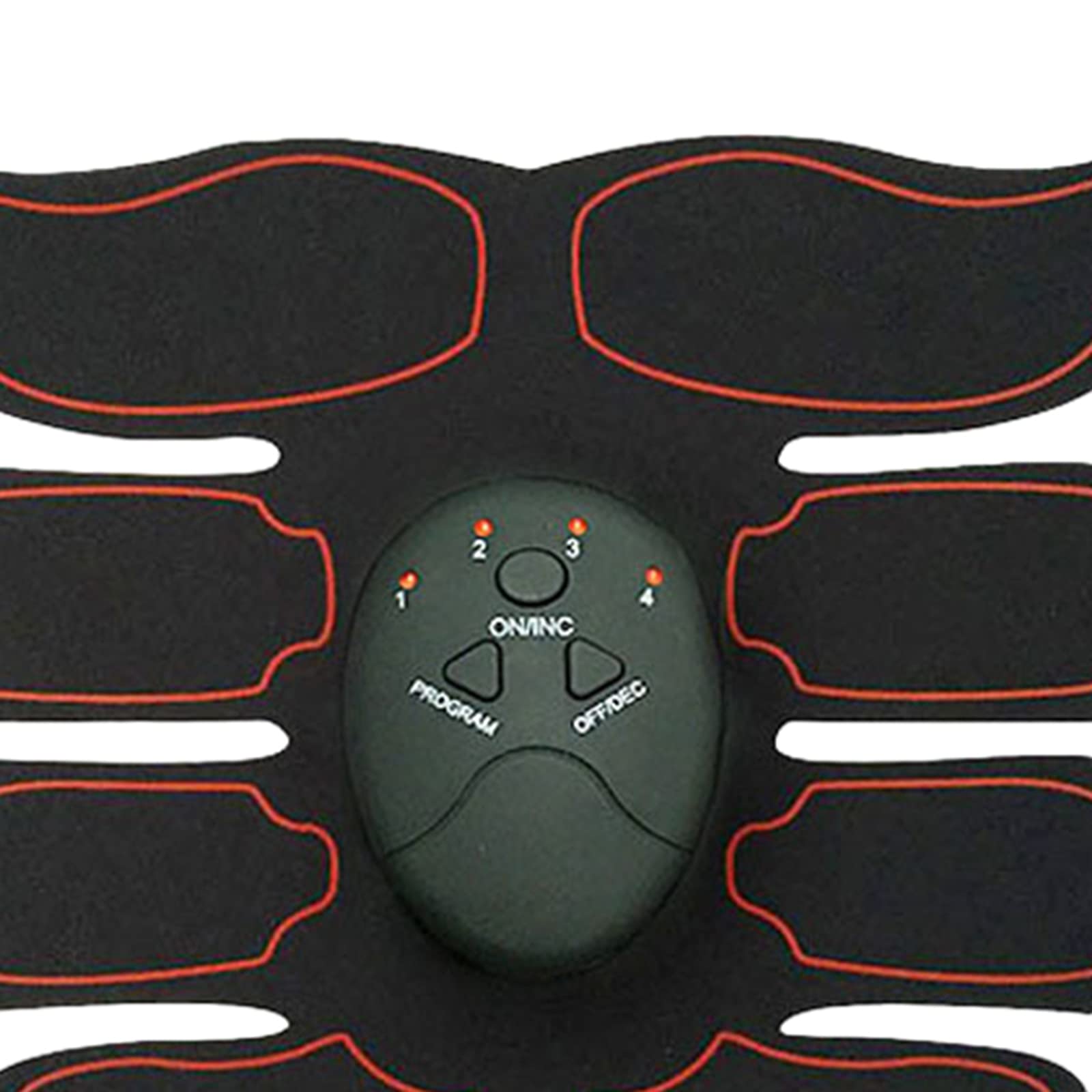 Meadawgs® Abs Stimulator Muscle Toner Abs Stimulating Belt Abdominal Trainer Red-image-19