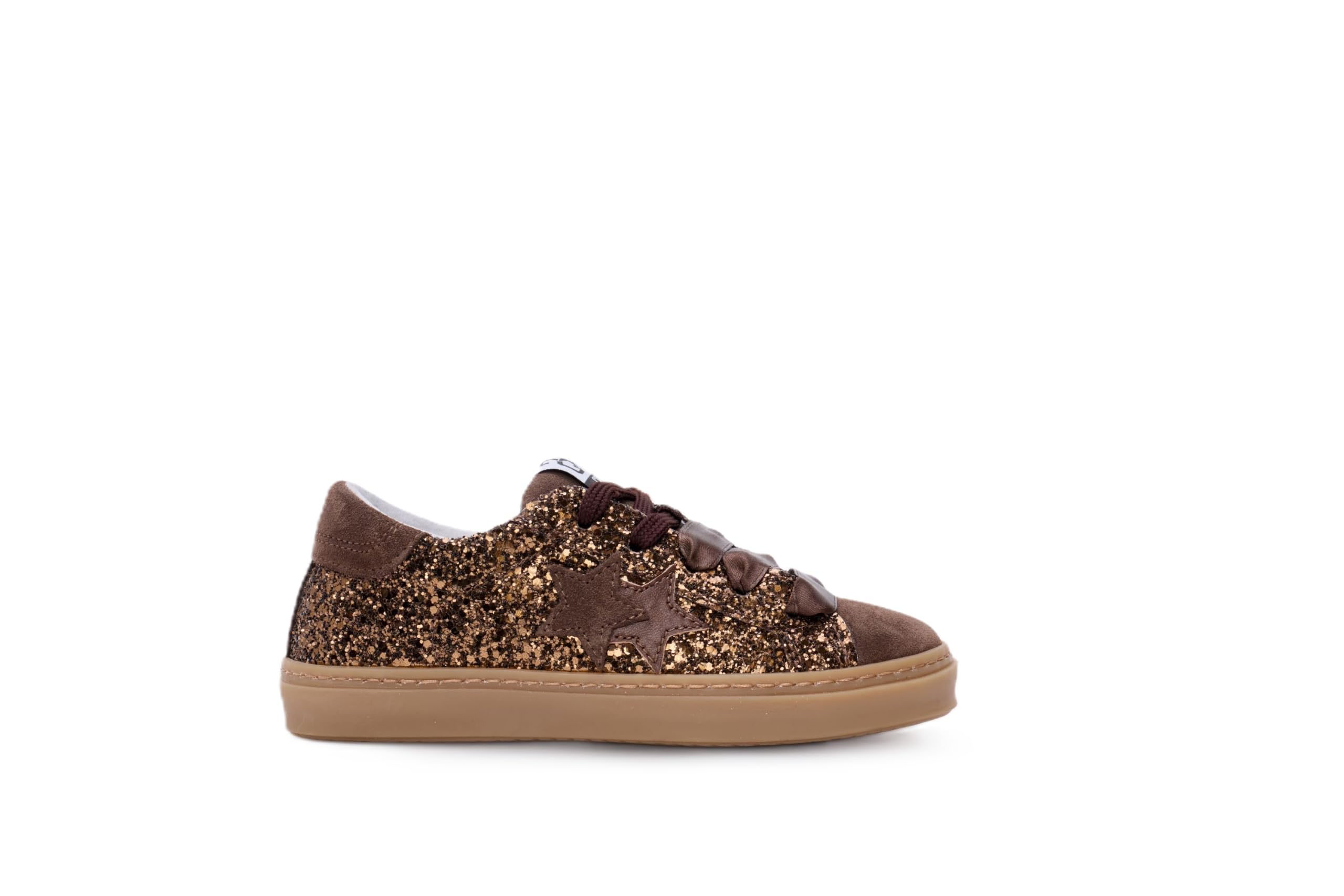 TWO STARS 2SB3548 Sneakers Donna in Pelle, Scarpe Casual Brown, Calzature Sportive Lifestyle, Sneaker Bassa