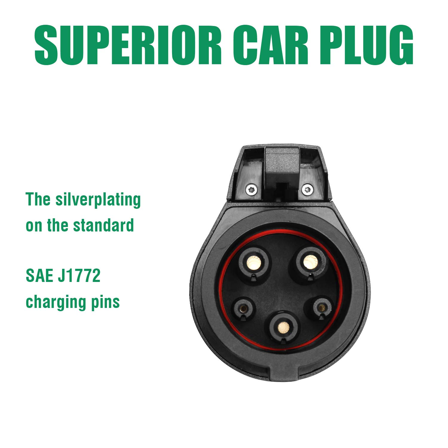 Amazon.co.jp: 40A 20フィート EV充電器延長コード J1772 電気自動車