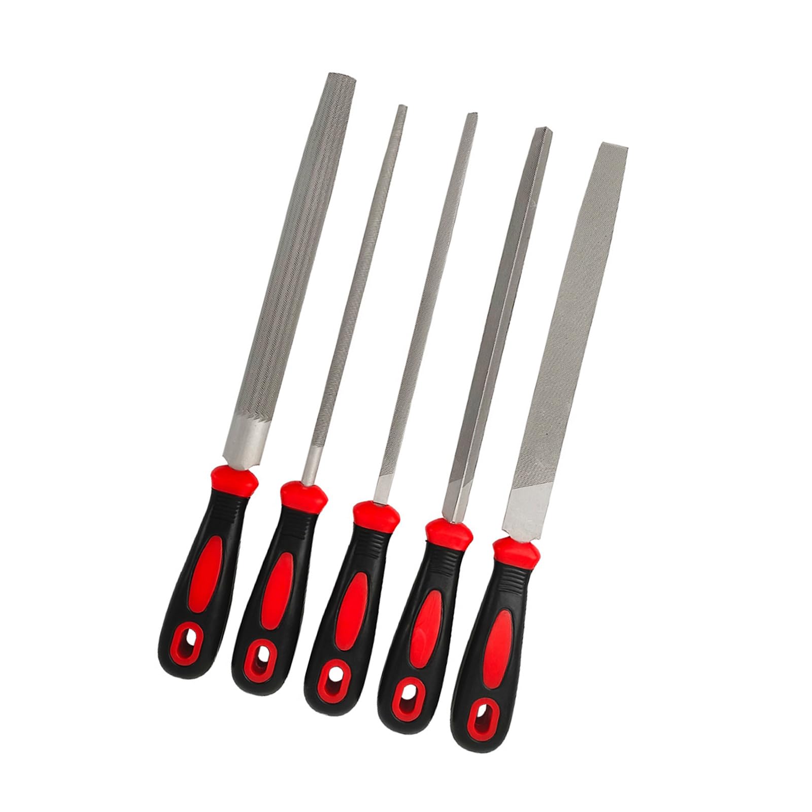 5 unidades de 6/8 / 10/12 pulgadas colección de limas de acero al carbono resistente para carpintería y metalurgia, surtido para manualidades y esculpir limas de carpintería y trabajo de metal