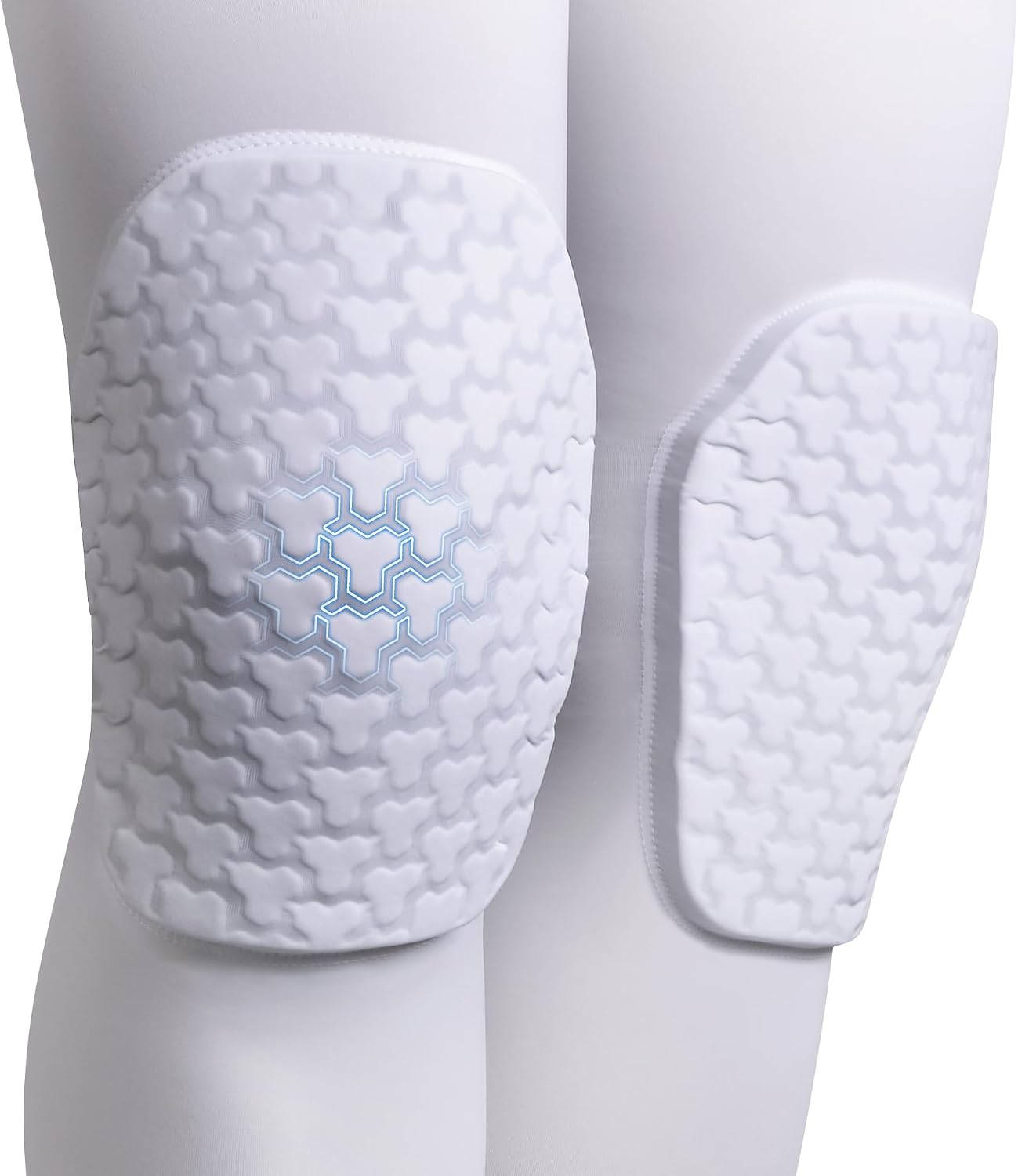 Basketball Long Knee Pads for Kids Youth Adults Padded Compression Leg Sleeves for Volleyball Football 1 Pair