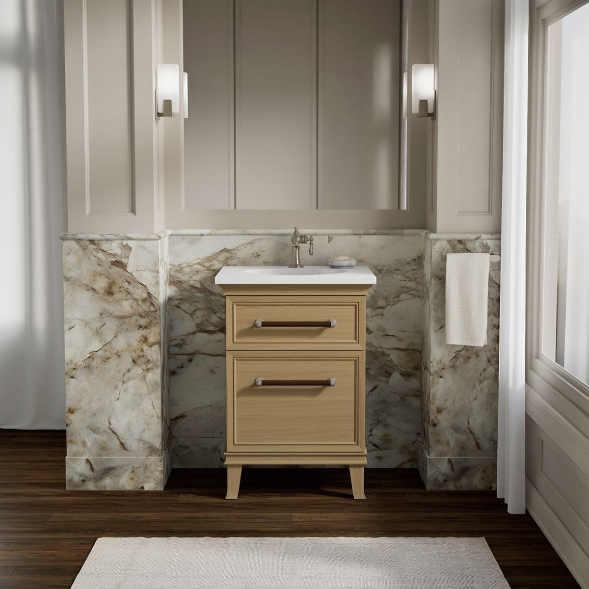 Kohler Artifacts™ 24" Bathroom Vanity Cabinet, White Oak