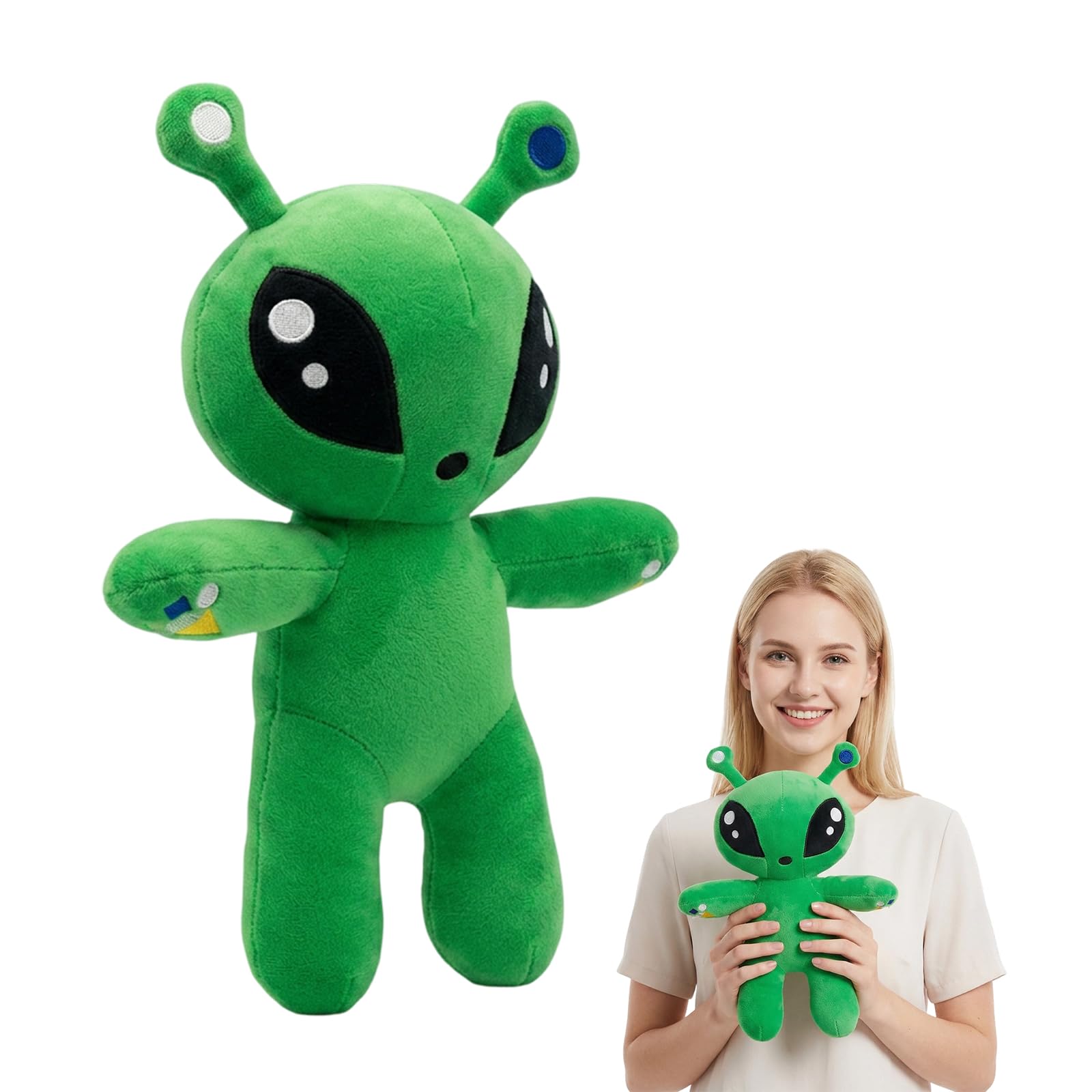 Alien Plush, 30cm Green Alien Toy, Soft Alien Teddy for Collectors and Play