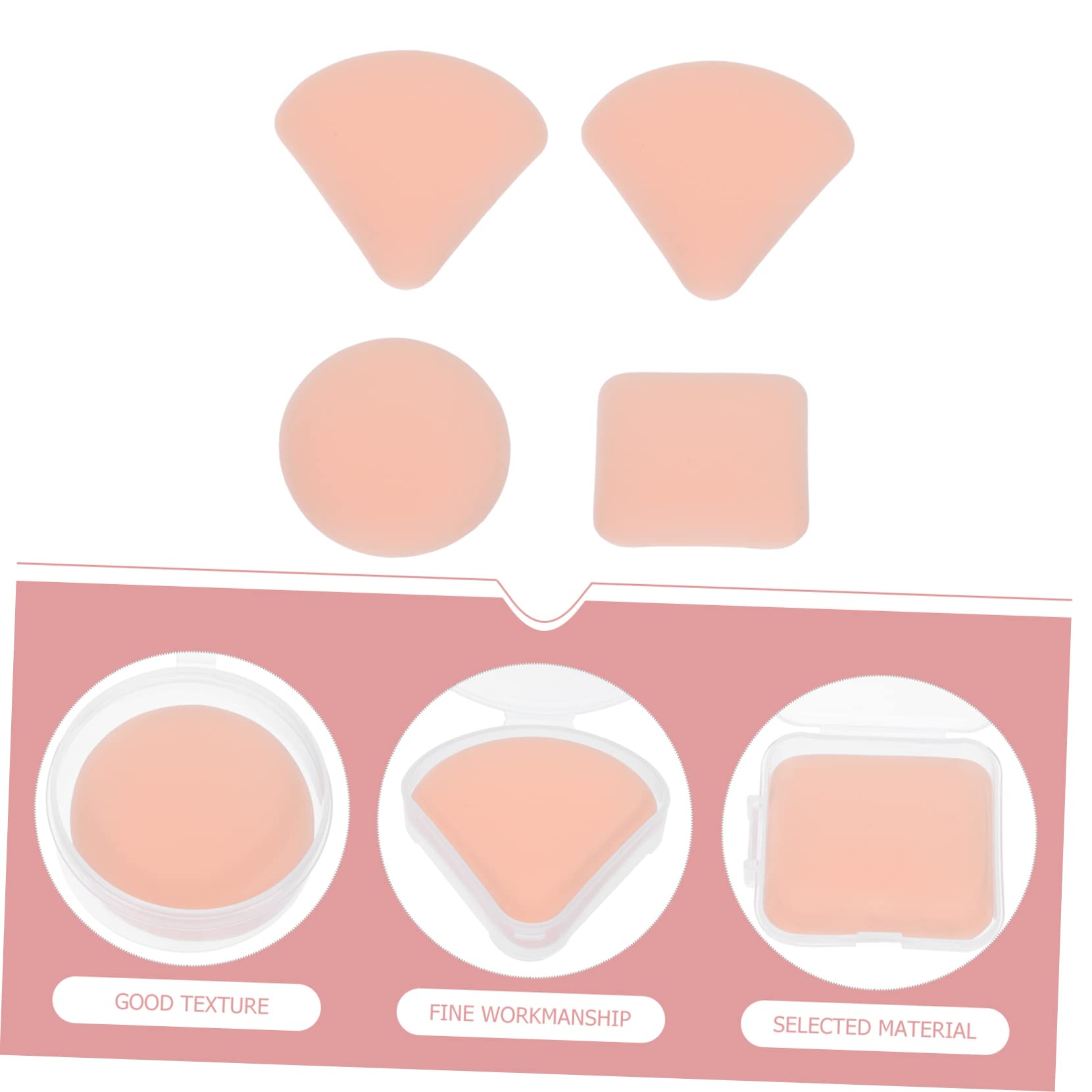 16 Pz Piumino Da Cipria Spugne Piumini Da Cipria Fatti in Casa Forniture Cosmetiche Accessori Per Il Trucco Soffi Morbidi Ragazza Poliuretano Idrofilo Così Morbido Crema Cosmetica