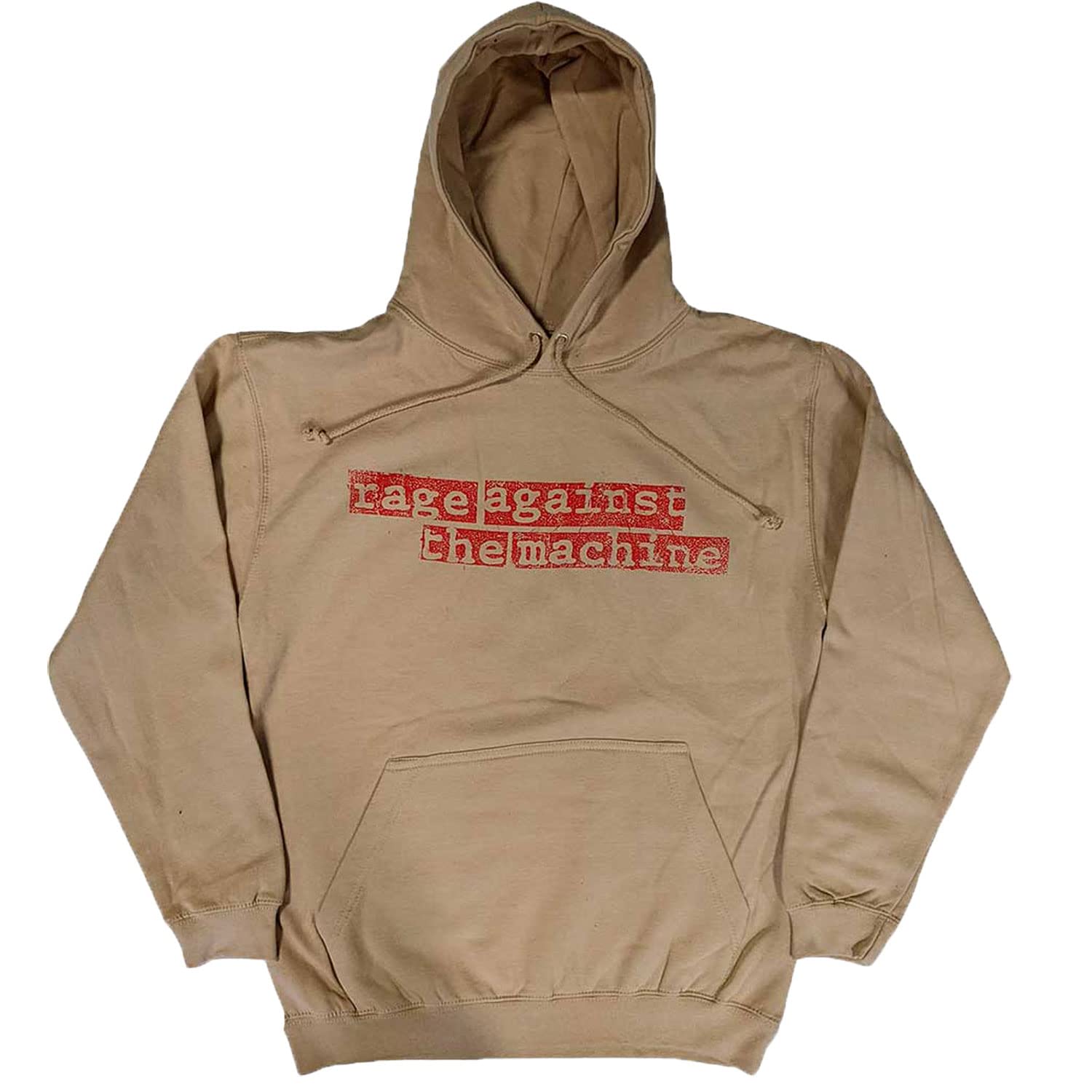 Rage Against The Machine Hoodie Nuns Band Logo Official Unisex Sand Pullover S