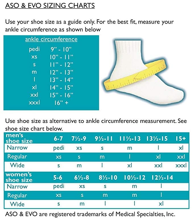 ASO EVO Ankle Stabilizer - Mens sz. M Black product thumbnail 5