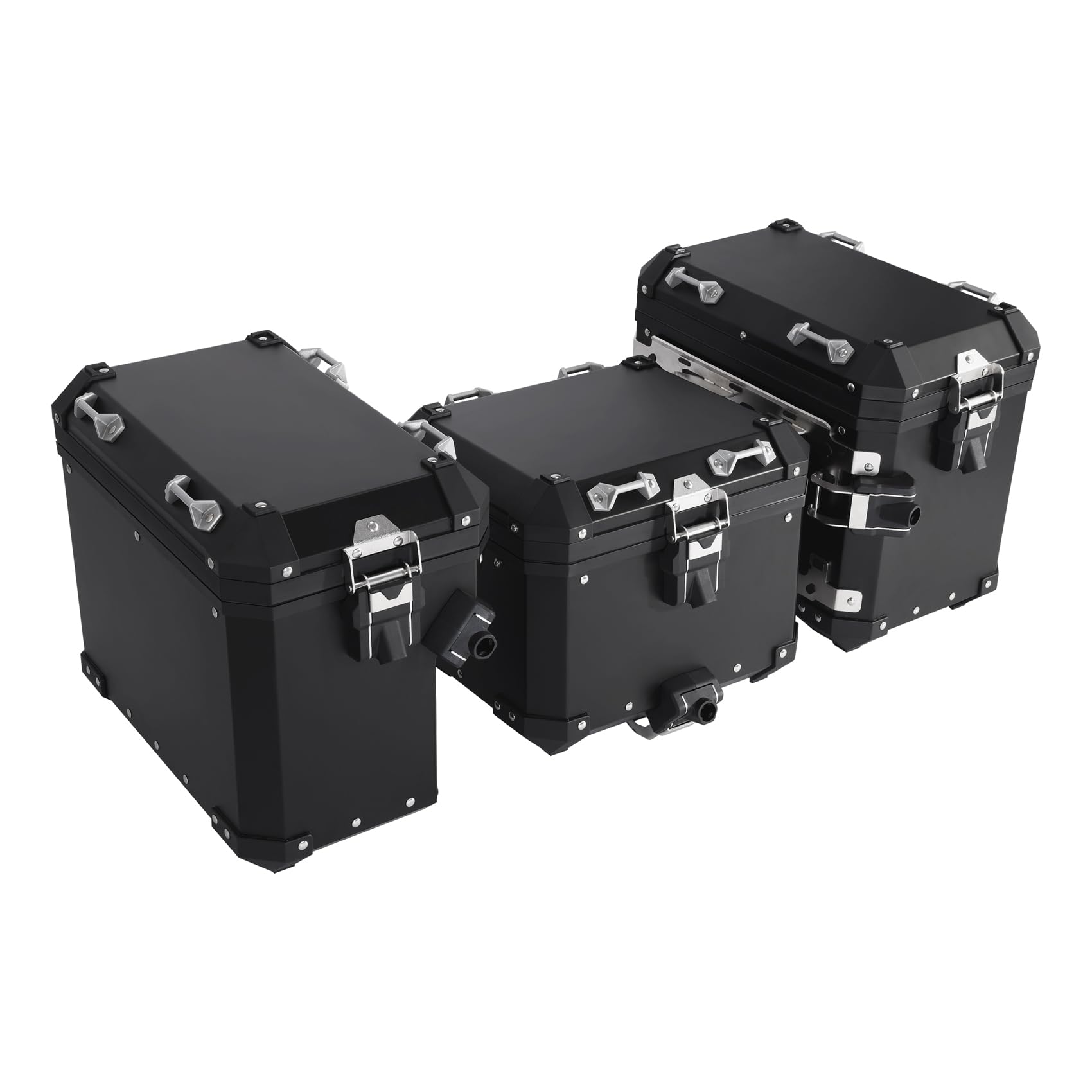 TCMT Bagażnik Top Box sakwy boczne pasuje do BMW R1200GS 2013-2018 R1250GS 2019-2024 F850GS 2017-2022 F900GS 2023-2025