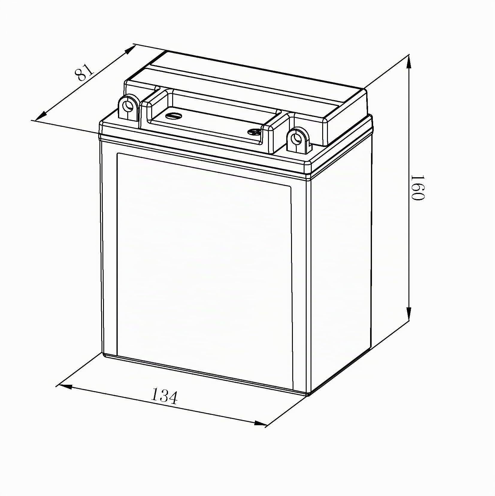 Bosch FA112 - AGM-Motorradbatterie - 12V 125A 12Ah - Geeignet für Motorräder, Motorräder, Enduros, Roller, Quads, Jetskis - Kompatibel M4F32, BB12AL-A, BB12AL-A2