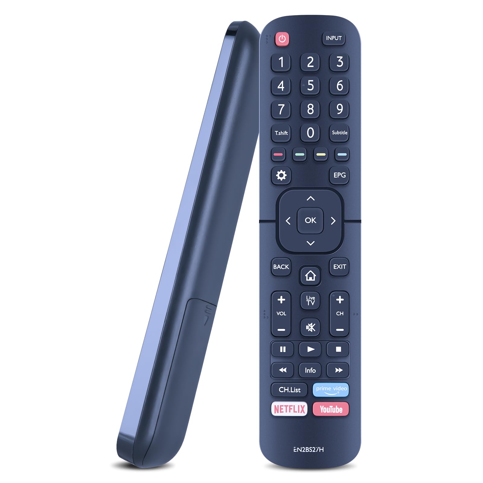 EN2BS27H EN2BS27K Replacement Remote Control Compatible for Hisense TV 50R5 55R5 58R5 65R5 with Netflix YouTube Prime Video Shortcut Buttons