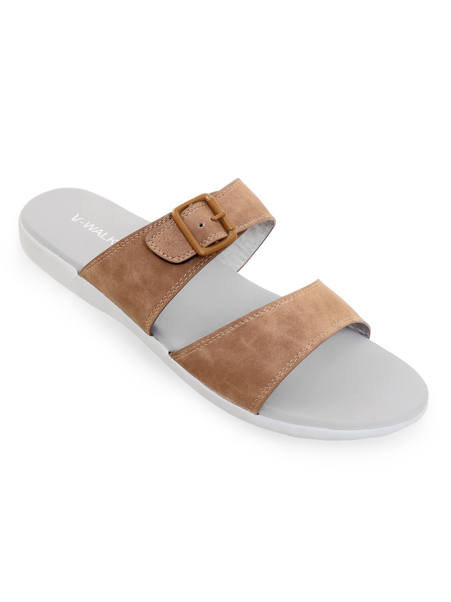V-WALK Womens Tan Color Casual Slipper 27551J-Tan (B0C3R5FTL3) Amazon Price History, Amazon Price Tracker