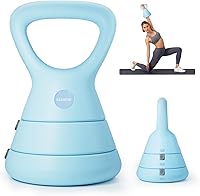 Vista 1 de Adjustable Kettlebell, 5lb 9lb 15lb Kettlebell Weights Set, Ergonomic Design & Wide-Handle for Home Gym, Full-Body Workouts Strength Training and