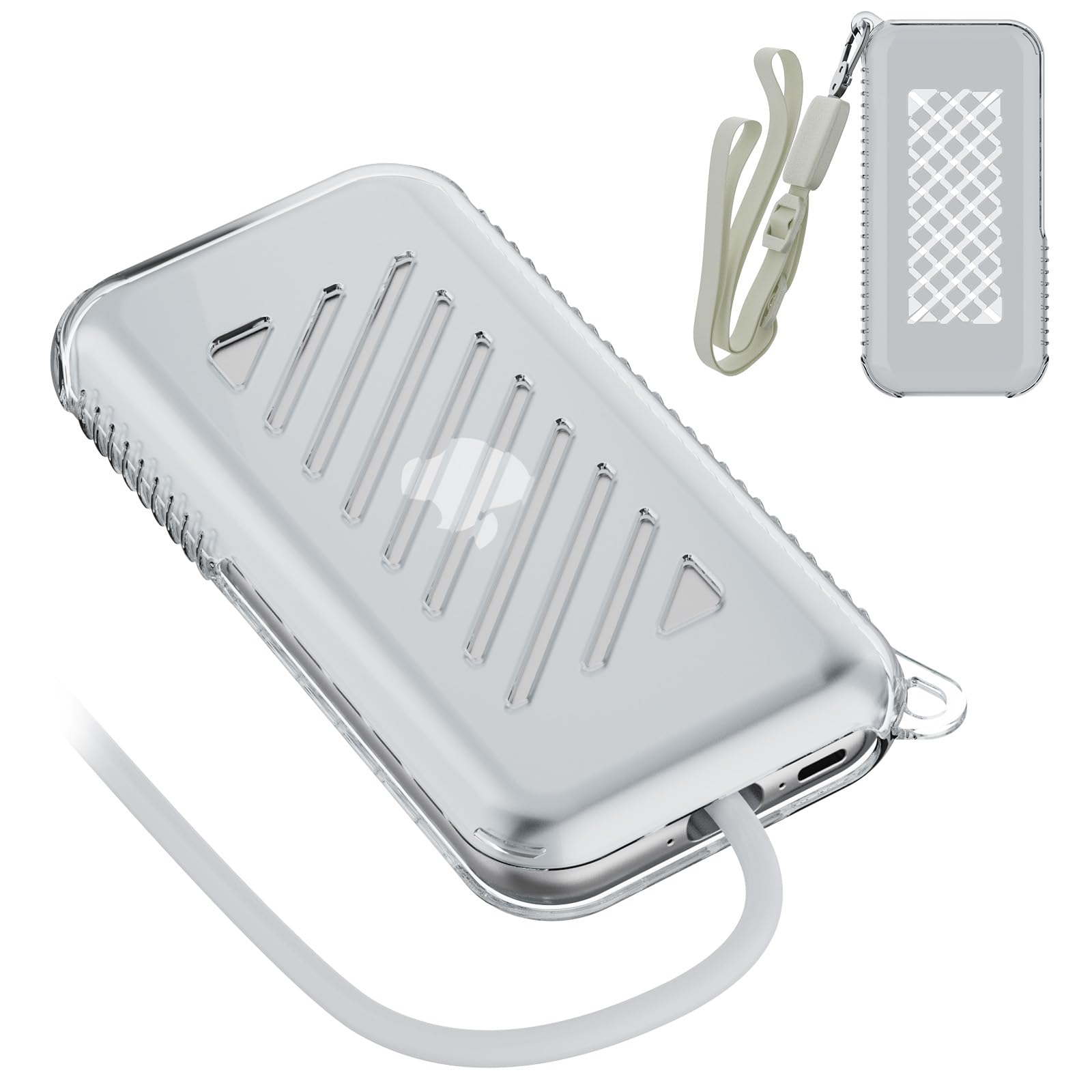 OLCLSS Compatible with Apple Vision Pro Battery Case-Made of TPU, Scratch-Resistant, Durable and Impact-Resistant, Full Protection, Scratch-Resistant and Soft Case for Apple Vision Pro Battery