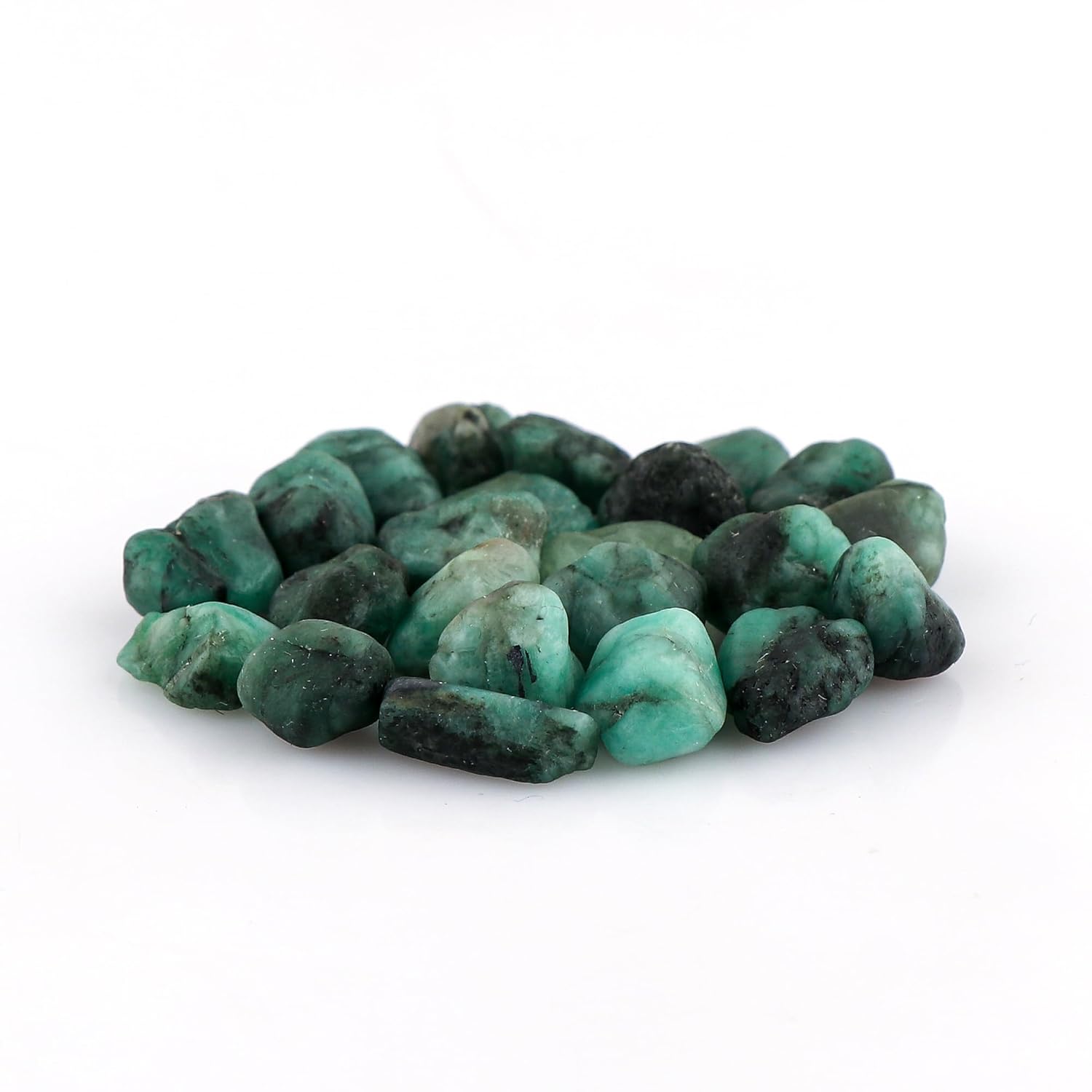 CRYSTALIS 100 carats Natural Emerald Loose Gemstone Wholesale Bulk Rough Jewelry Making Supply, Chakra & Healing Raw Stones, Wire Wrapping, DIY, Gem Collection, May Birthstone - Image 3