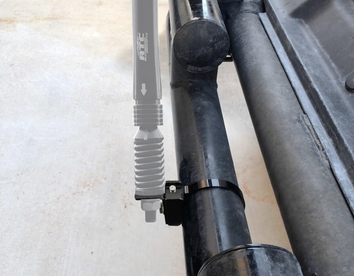 iJDMTOY 3-Inch Bullbar, Roll Bar 360-Degree Angle Adjustable Multi-Purpose Flag, Whip Light, CB Antenna Mounting Bracket w/ 1/2-Inch Hole, Fit M8 M10 M12 M14 Threadings