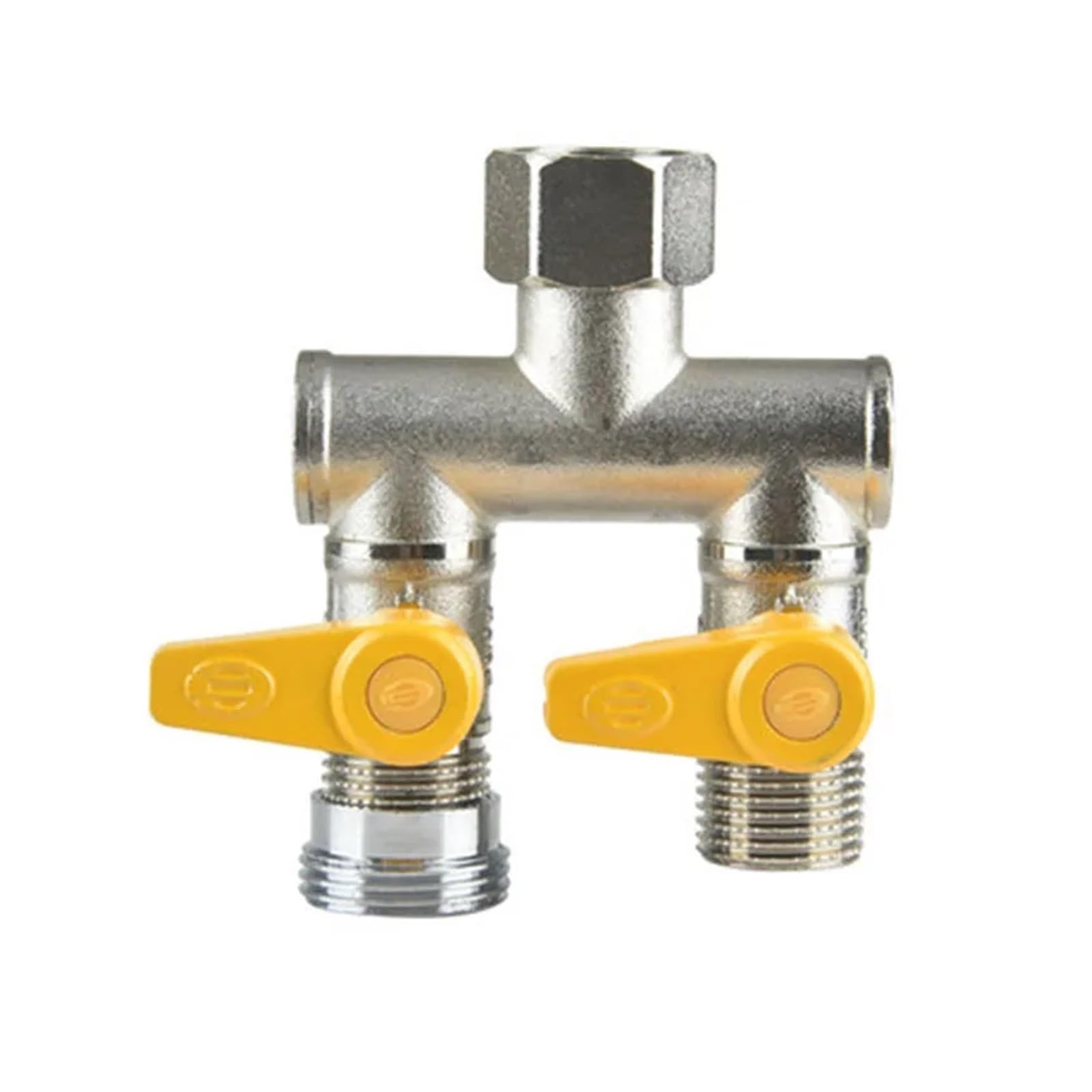 SBSSYVLMV Washing Machine Faucet one Inlet Two Outlet Splitter Two-Way Three-Way Four-Way Valve DN15 DN20 Adapter(17)