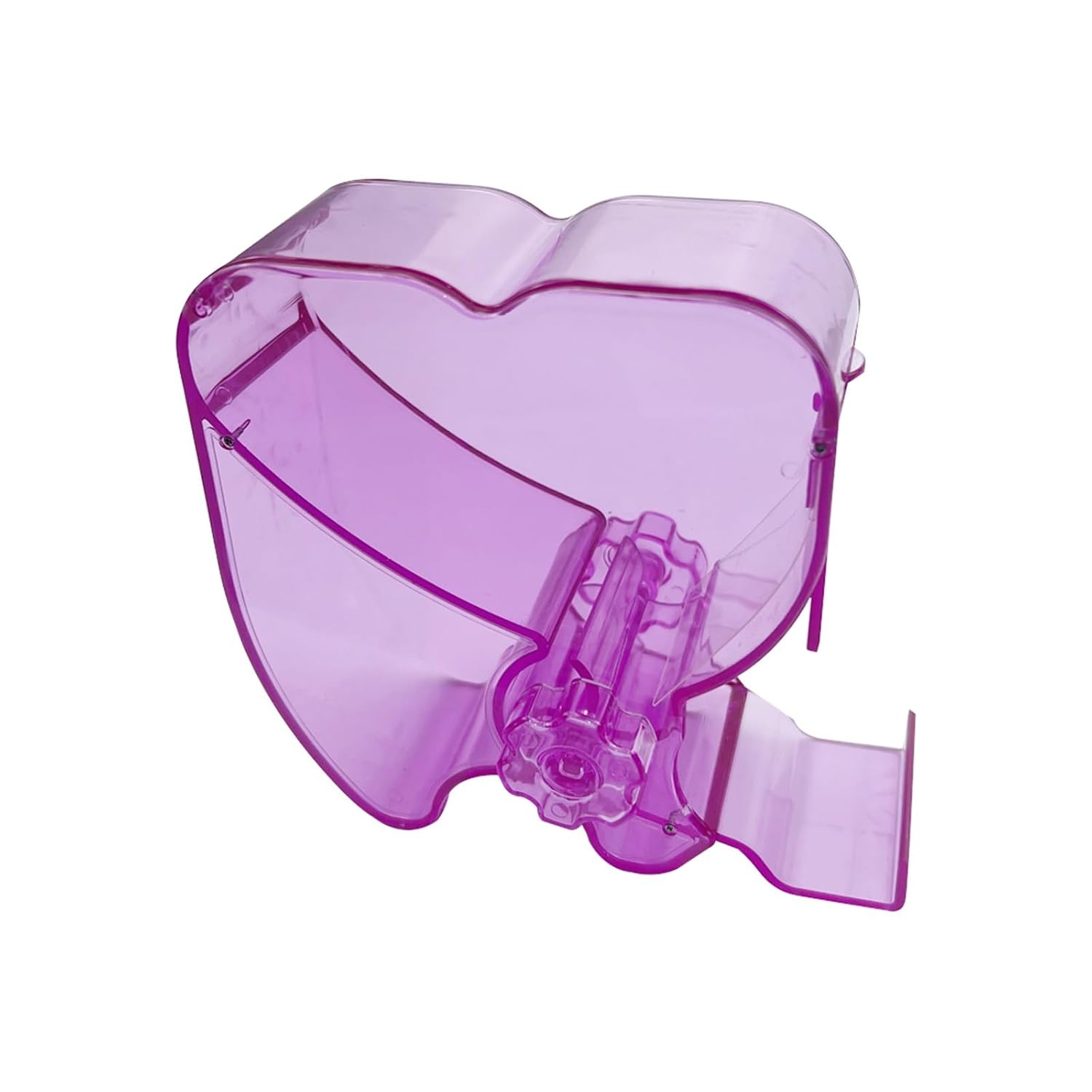 Cotton Roll Dispenser Hygienic Divider Purple Dental Cotton Roll Dispenser Color Rotary Type Storage Box Heart-Shaped