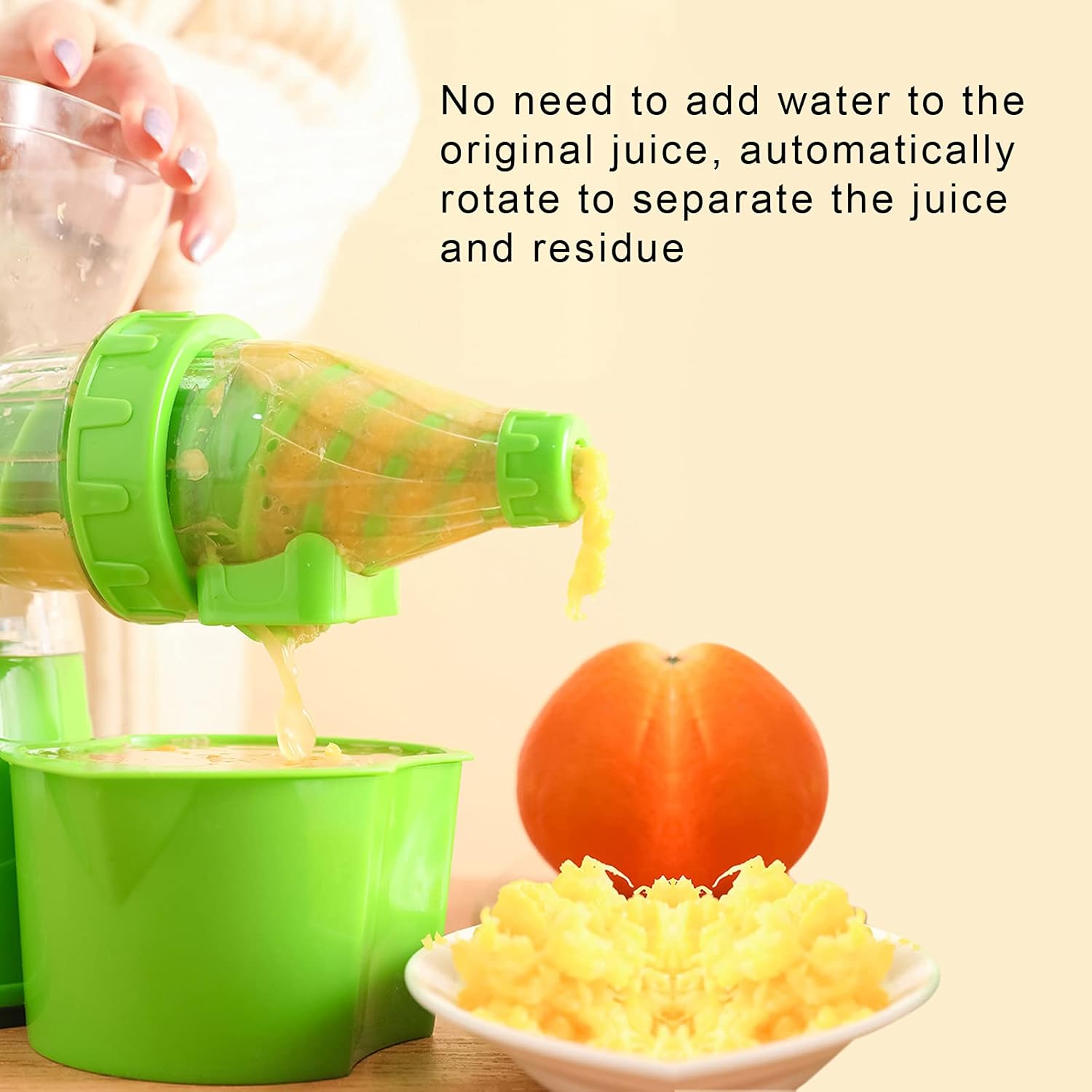 Meech Juicer Machines Vegetable and Fruit Citrus Juicer Hand Press Manual Juicer Citrus Lemon Squeezer Orange Juice no Pulp Green