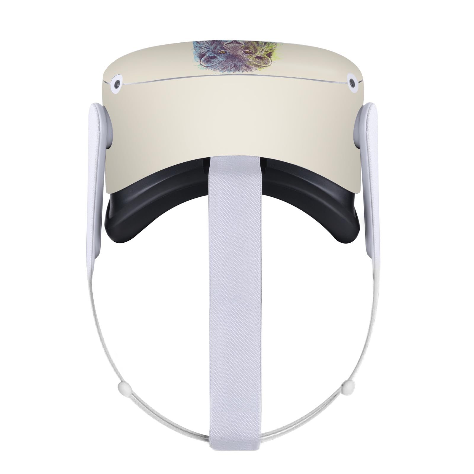 Head Case Designs Officially Licensed Rachel Caldwell Lion Art Mix Vinyl Sticker Skin Decal Cover Compatible with Meta Quest 2